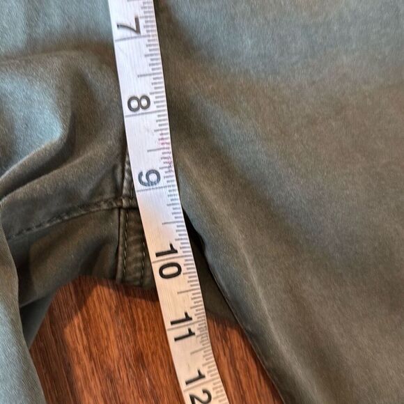 Ag Adriano Goldshmied the Abbey mid rise super skinny fit green jeans 30 - Picture 5 of 14